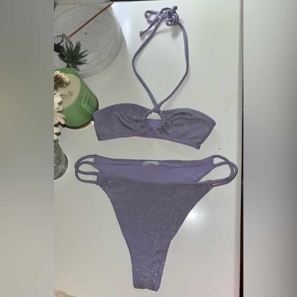 Sparkly Purple Bikini H&M